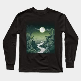 DARK TROPICAL FOREST Long Sleeve T-Shirt